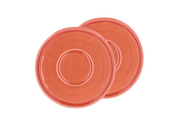 bitz Villa Collection Allure Saucer Dia 13.2 x 1.5 cm 2 pcs Amber
