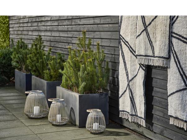 Bitz Villa Collection Amas Lantern Dia. 37 X 40 Cm Nature