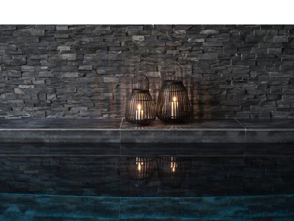 Bitz Villa Collection Asra Lantern Dia. 29 X 35 Cm Black