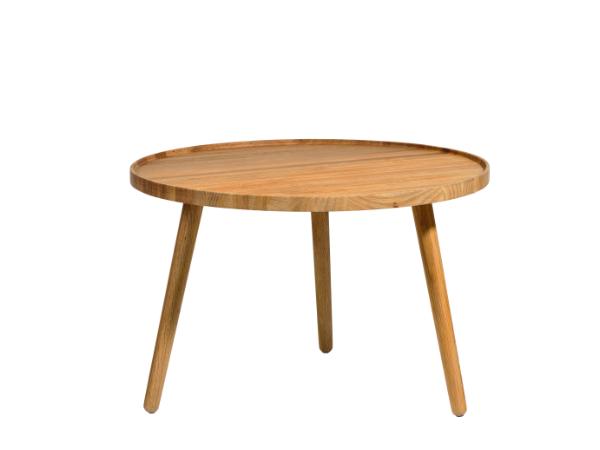 bitz Villa Collection Bodo Table Dia 70.5 x 44.5 cm Nature oiled Oak