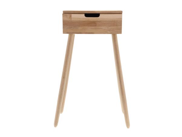 Bitz Villa Collection Ebern Side Table 30 X 40 X 80 Cm White Washed