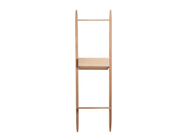 Bitz Villa Collection Ebern Wall Shelf 47 X 170 Cm White Washed