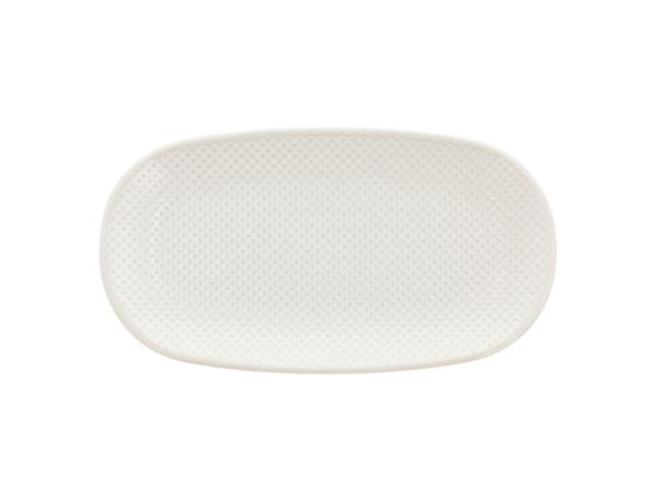 Bitz Villa Collection Elstra Plate 25.5 X 14 X 2.5 Cm Offwhite Ass