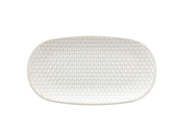 Bitz Villa Collection Elstra Plate 25.5 X 14 X 2.5 Cm Offwhite Ass