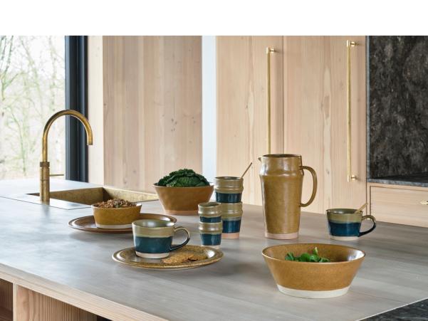 Bitz Villa Collection Evig Serving Bowl Dia 19 X 8.5 Cm Brown