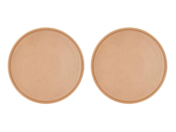 Bitz Villa Collection Fjord Dinner Plate Dia 26.5 X 1.9 Cm 2 Pcs Cream