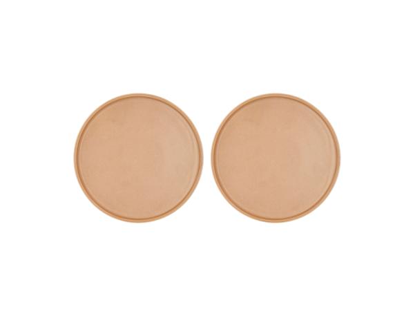 Bitz Villa Collection Fjord Lunch Plate Dia 20.5 X 1.5 Cm 2 Pcs Cream