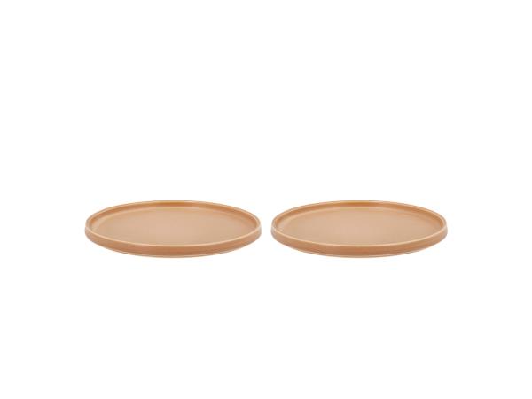 bitz Villa Collection Fjord Lunch plate Dia 20.5 x 1.5 cm 2 pcs Cream