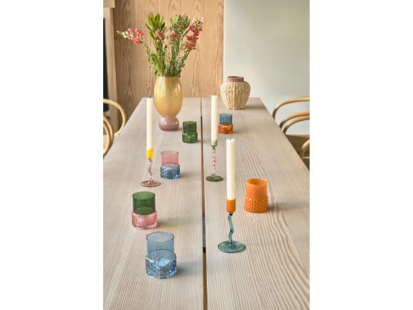 Bitz Villa Collection Glow Tealight Holder Dia 7.7 X 10 Cm Green