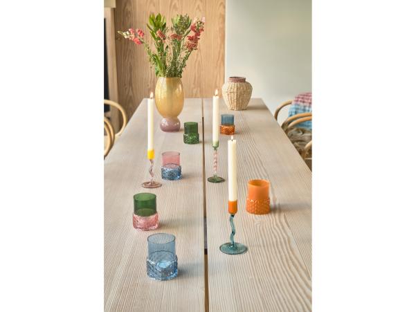 Bitz Villa Collection Glow Tealight Holder Dia 7.7 X 10 Cm Green