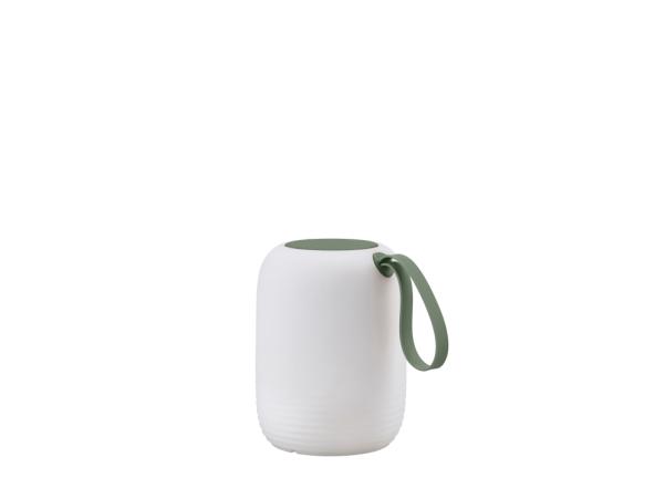 Bitz Villa Collection Hav LED Lamp W. Speaker Dia 12.5 X 15.5 Cm White/Green