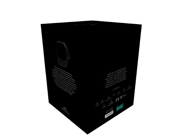 Bitz Villa Collection Hav LED Lamp W. Speaker Dia 17.5 X 23 Cm White