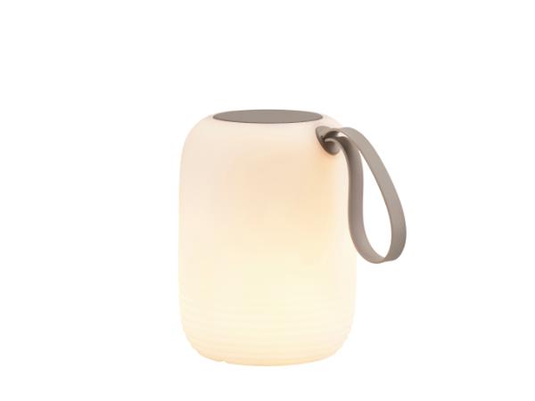 bitz Villa Collection Hav LED Lamp w. speaker Dia 17.5 x 23 cm White