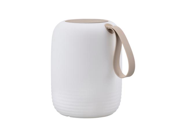 Bitz Villa Collection Hav LED Lamp W. Speaker Dia 21 X 27.5 Cm White