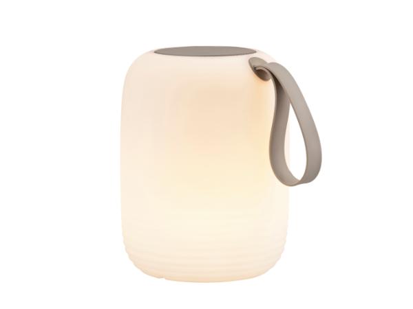 bitz Villa Collection Hav LED Lamp w. speaker Dia 21 x 27.5 cm White