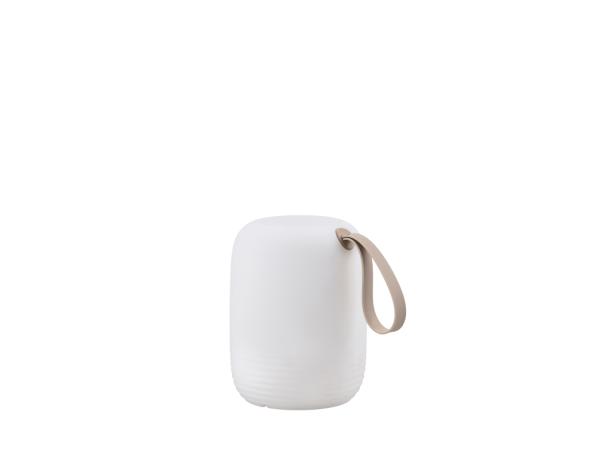 Bitz Villa Collection Hav Lounge Lamp Dia 12.5 X 15.5 Cm White/Sand