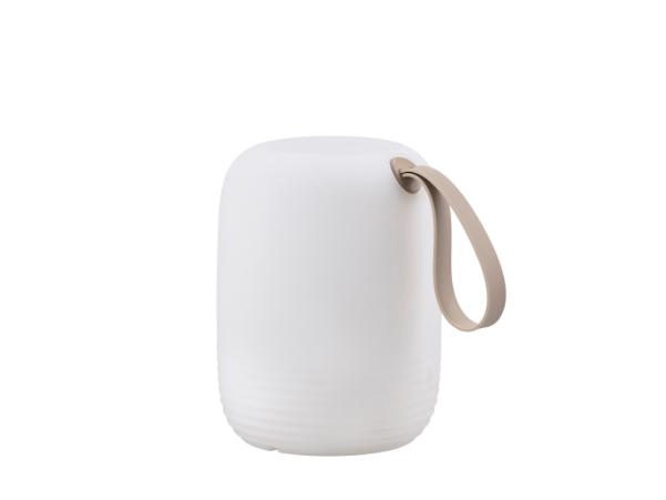 Bitz Villa Collection Hav Lounge Lamp Dia 17.5 X 23 Cm White