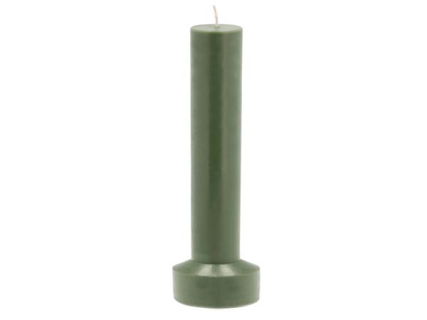 bitz Villa Collection Hvils Pillar candle Dia 8 x 23 cm Dark Green