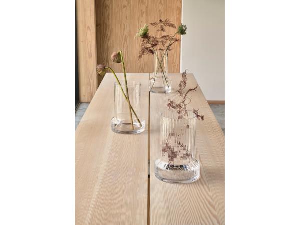 Bitz Villa Collection Hvils Vase Dia 21 X 29 Cm Clear
