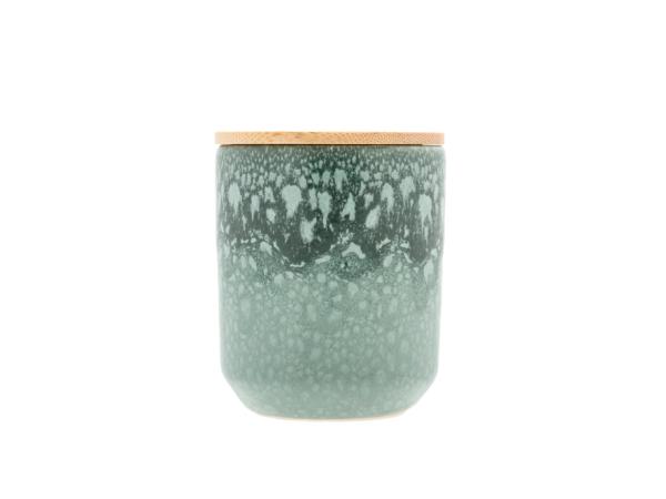 bitz Villa Collection Iris Coconut Mango Fragrance candle Dia 8 x 9.5 cm Green