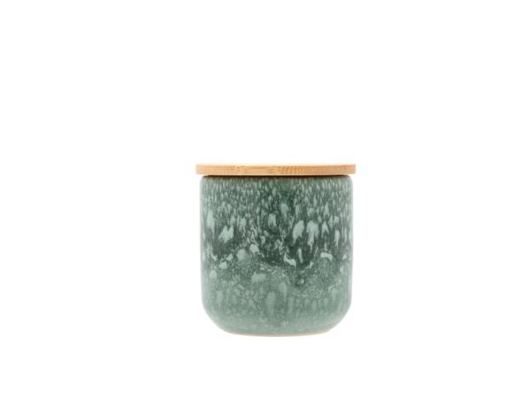 bitz Villa Collection Iris Coconut Mango Fragrance candle Dia 7 x 7.3 cm Green