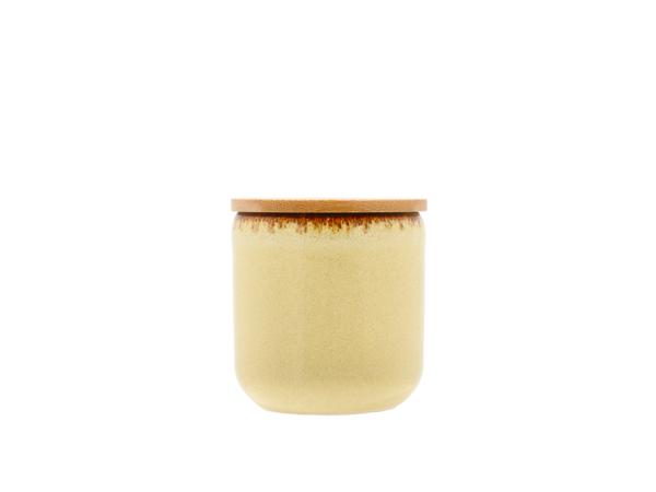 bitz Villa Collection Iris Cucumber Blossom Fragrance candle Dia 7 x 7.3 cm Yellow