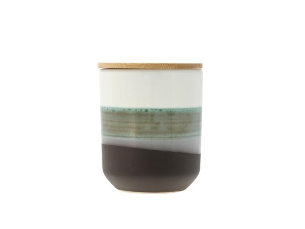 bitz Villa Collection Iris Orchid Vanilla Fragrance candle Dia 8 x 9.5 cm White/Green