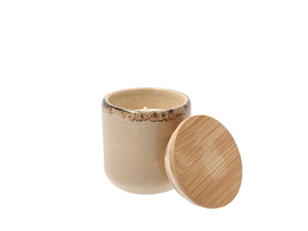 Bitz Villa Collection Iris Salted Sage Fragrance Candle Dia 7 X 7.3 Cm Cream