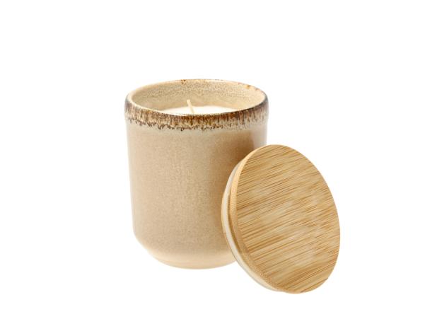 Bitz Villa Collection Iris Salted Sage Fragrance Candle Dia 8 X 9.5 Cm Cream