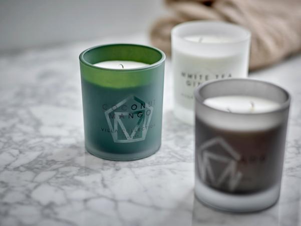 Bitz Villa Collection Krok Fragrance Candle Dia 9 X 11 Cm Grey