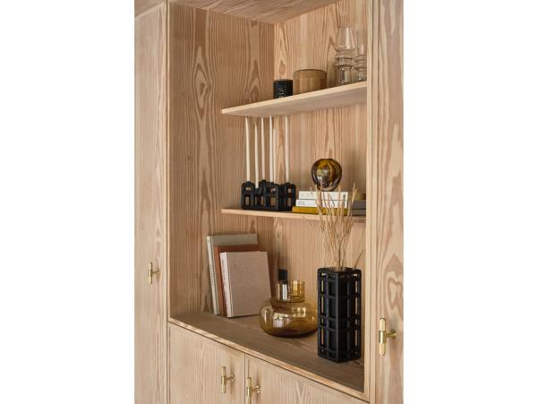 Bitz Villa Collection Lyst Vase 11 X 11 X 30 Cm Black