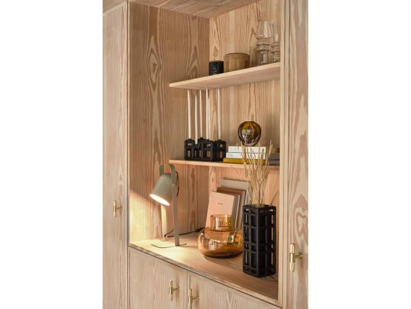 Bitz Villa Collection Lyst Vase 11 X 11 X 30 Cm Black