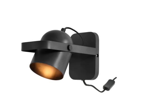 bitz Villa Collection Nesvik Wall lamp 15 x 10.7 x 23.5 cm Black