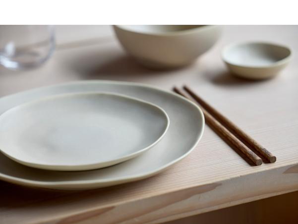 Bitz Villa Collection Shoku Lunch Plate Dia 20 Cm Soft Beige