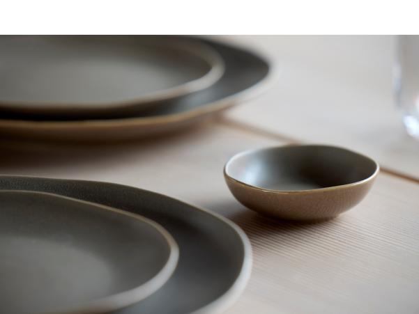 Bitz Villa Collection Shoku Lunch Plate Dia 20 Cm Warm Brown