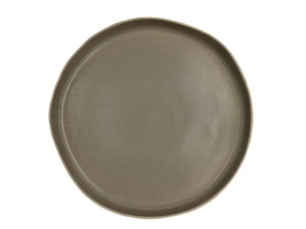 Bitz Villa Collection Shoku Serving Dish Dia 28 X 4 Cm Warm Brown