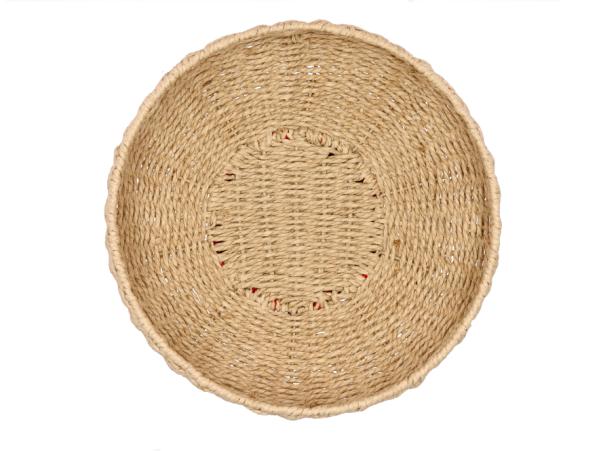 Bitz Villa Collection Styles Basket Dia 35 X 18 X 37 X 18 Cm Red