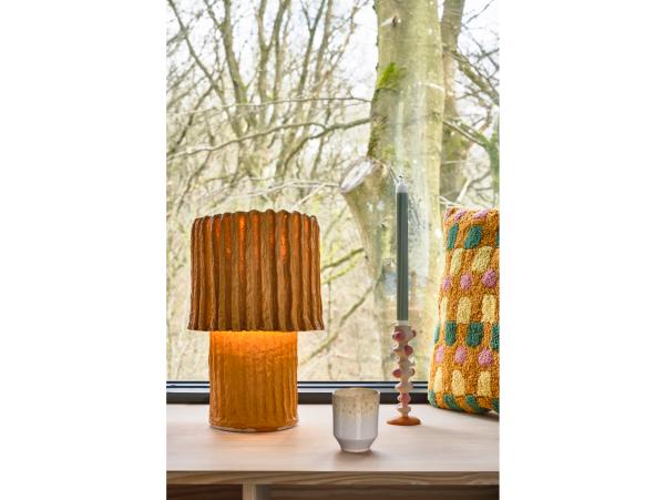 Bitz Villa Collection Styles Lamp Dia 25 X 44 Cm Amber