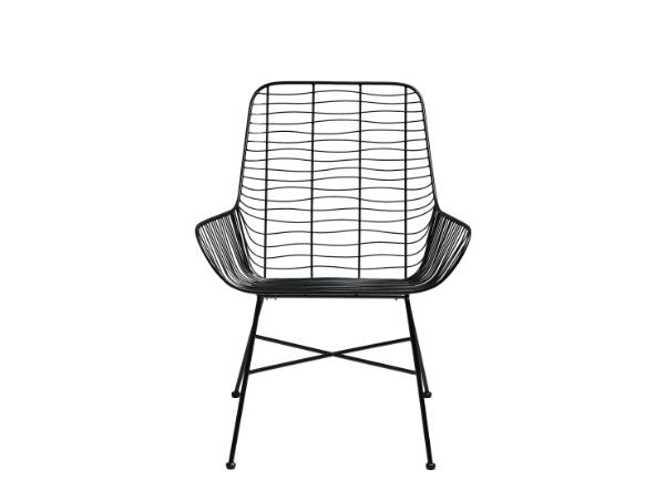 Bitz Villa Collection Svale Chair 67 X 63 X 77 Cm Black