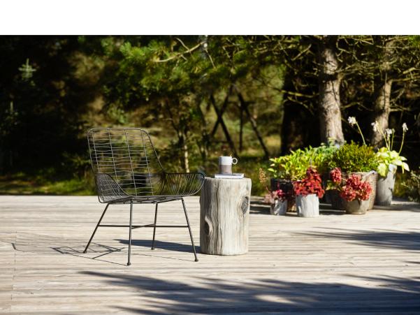 Bitz Villa Collection Svale Chair 67 X 63 X 77 Cm Black