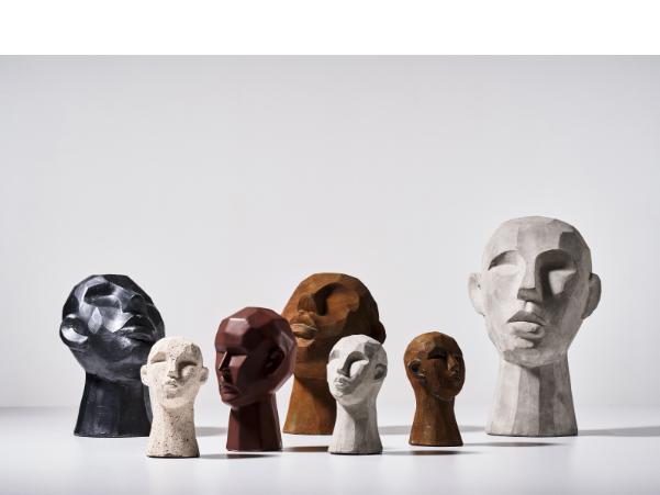 Bitz Villa Collection Talvik Figure 18 X 19 X 30 Cm Grey