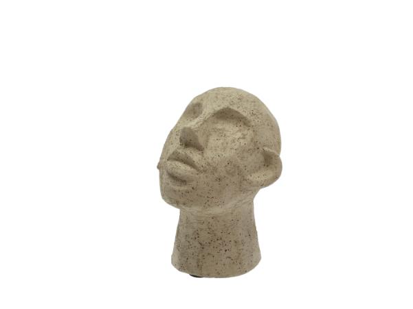 Bitz Villa Collection Talvik Figure Head 16 X 18 X 23 Cm Light Olive Green