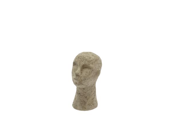 Bitz Villa Collection Talvik Figure Head 8.5 X 8.5 X 15 Cm Light Olive Green
