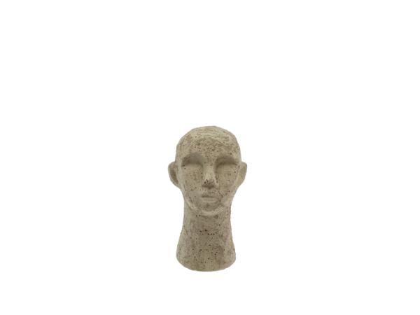 bitz Villa Collection Talvik Figure Head 8.5 x 8.5 x 15 cm Light olive green