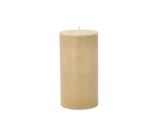 bitz Villa Collection Trae Pillar candle Dia 7.8 x 15 cm Camel