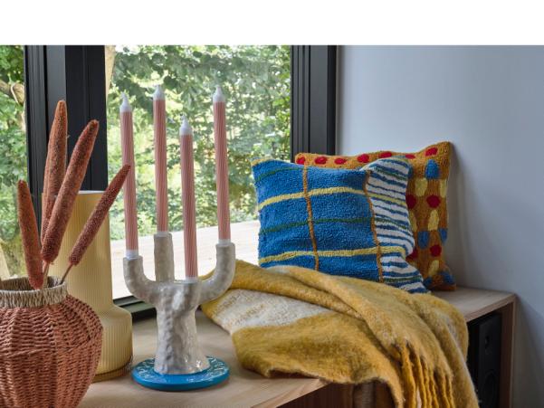 Bitz Villa Collection Tundra Throw 130 X 200 Cm Amber