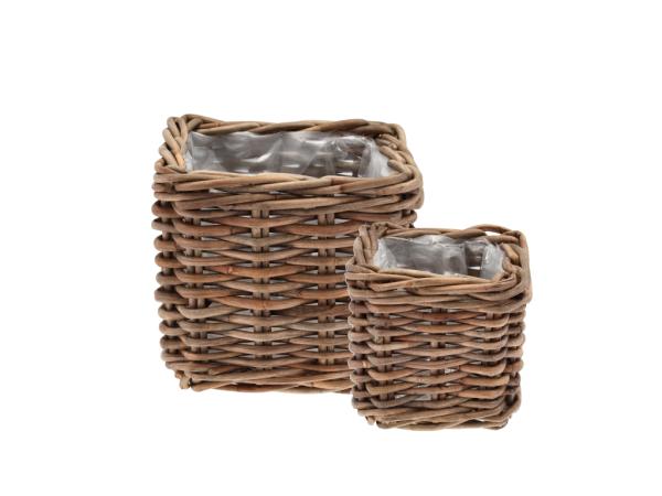 bitz Villa Collection Ylm Plant basket 2 pcs. Nature