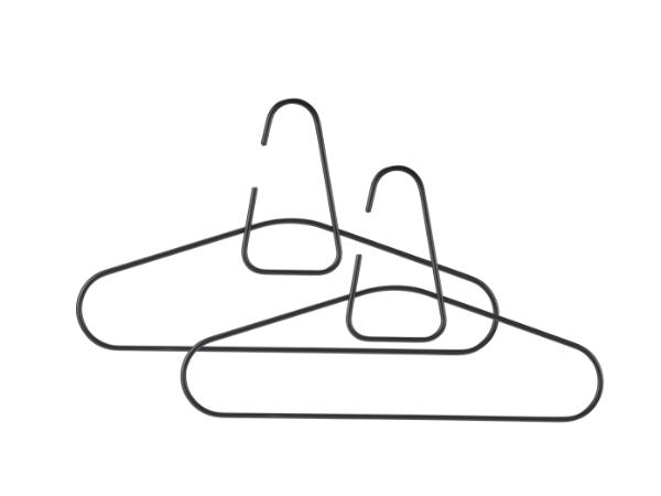 bitz Zone A-hanger Hanger 40.6 x 24.2 cm 2 pcs Black