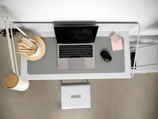 Bitz Zone A-Wall Desk Desk 95 X 41 5 X 19 Cm Soft Grey