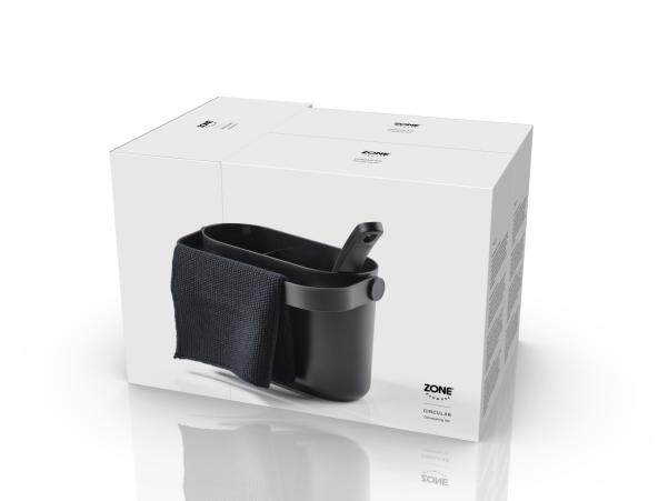 Bitz Zone Circular Dishwashing Set 22 X 12.5 X 14.8 Cm Black